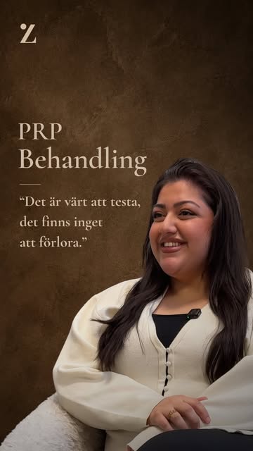 ”PRP kändes som ett naturligt steg.”

För Sadaf började det med att hon märkte av ovanligt mycket hå