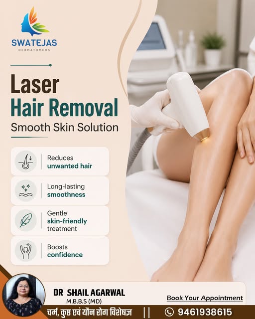 ✨ Smooth Skin, Hassle-Free! ✨

Tired of unwanted hair and frequent shaving or waxing?
Laser Hair Rem