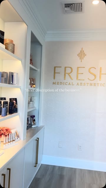 “Can you give us a brief description of Fresh Medical Aesthetics?”

How much time do you have? 😂🤍
