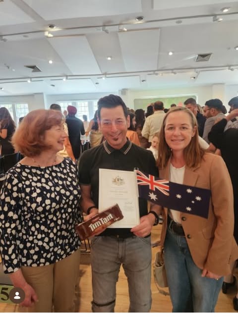Well would you believe it on Friday just gone I became an Aussie citizen a big shout out to Jess Kee