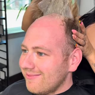 Toupee of the day!#slcutah #hairlosssolutions #toupeequeen