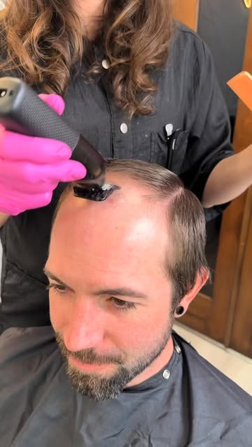 Toupee of the day#hairlosssolutions #slcutah #toupeequeen