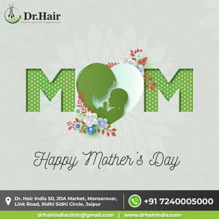 Happy Mother's Day 

#mothersday #mom #drhairindia