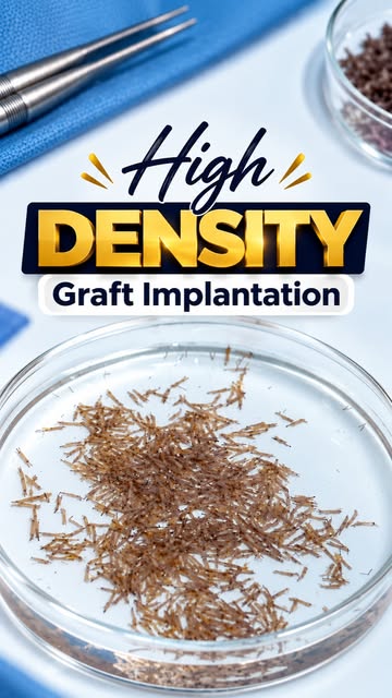 High-Density Graft Implantation — Precision Matters. 🧑‍⚕️
A high-density hair transplant focuses on