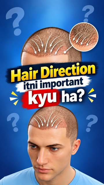 Hair transplant sirf grafts lagane ka naam nahi hai. Hair Direction hi decide karti hai ki result na
