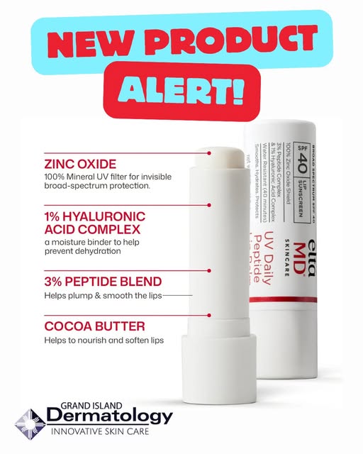 ✨ NEW PRODUCT ALERT ✨ Give your lips the daily protection they deserve with our new Elta MD UV Daily