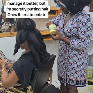 Because why is Becky with the good hair scissors happy? 

Also, I'm trying to sell hair growth produ