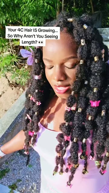 Is your hair actually not growing, or are you struggling to RETAIN your growth? 👀 Let me know below