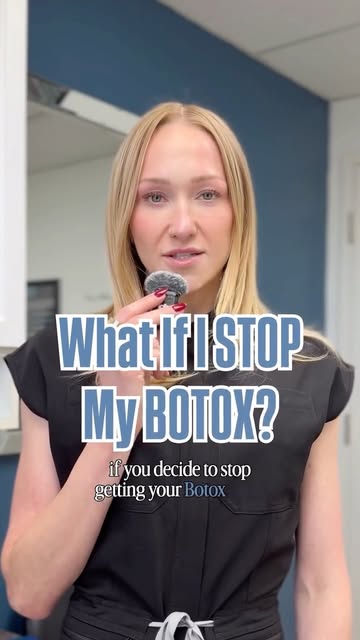 What happens if you stop getting Botox? 👀

Your face won’t suddenly age overnight. As the effects g