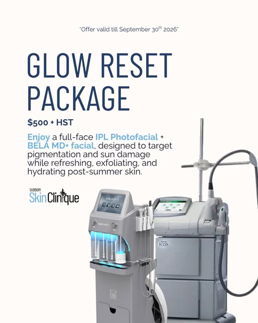 Post-summer skin, meet your reset. ✨

Our Glow Reset combines a:
• Full-face IPL Photofacial
• BELA 