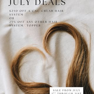 Surprise!!! If you’ve been waiting for the right time to start your hair system journey, this is you