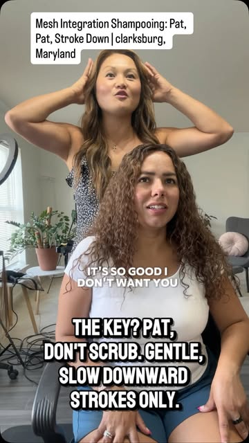 If you have a mesh integration or meshless, how you shampoo it matters more than you think. 🤍

The 