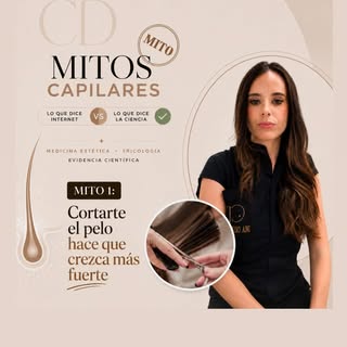 El mito de cortar el pelo para evitar la caída: lo que realmente importa. Hablo sobre el mito de que