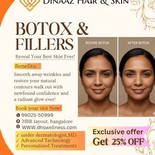 WRINKLES? Never heard of them😉
. 
. 
.
.
. 
. 
#antiwrinkle #antiaging#hbrlayout #dinaazclinic#boto