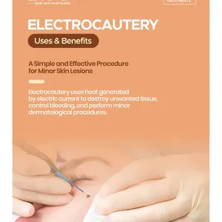 Say goodbye to unwanted skin lesions with confidence. 👀🤍

Electrocautery is a quick, clinically gu
