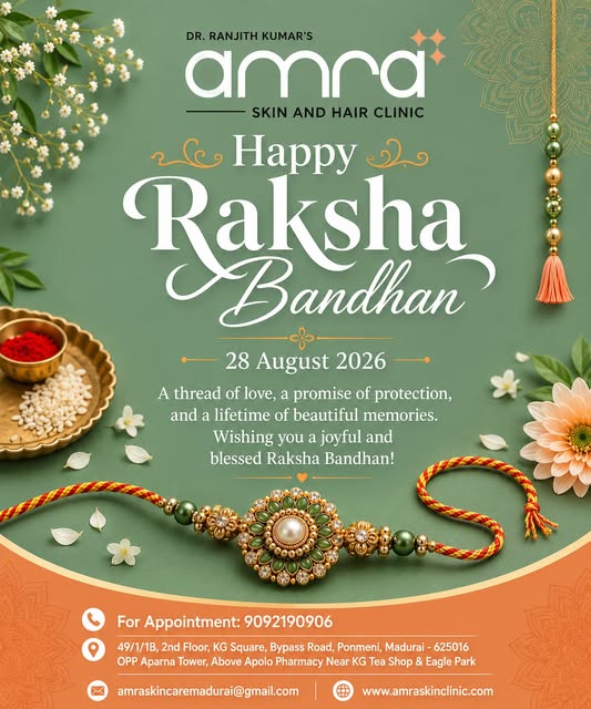 Happy Raksha Bandhan!
📅 28 August 2026

Raksha Bandhan is a celebration of the beautiful bond fille