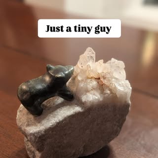 When you carve a baby out of a scrap peice of stone