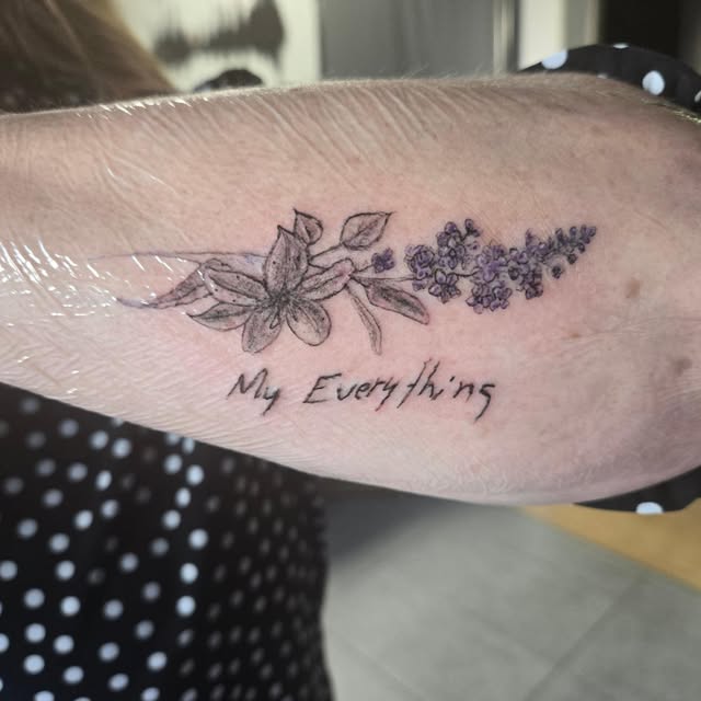 Meaningful tattoo
I truly am grateful for the opportunity to add some art to s persons body . 
I lov