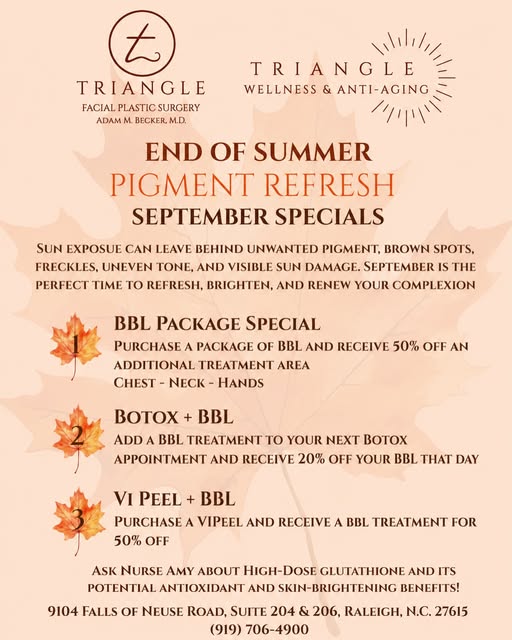🍂 END OF SUMMER PIGMENT REFRESH | SEPTEMBER SPECIALS 🍂

Summer may be winding down, but the sun ca