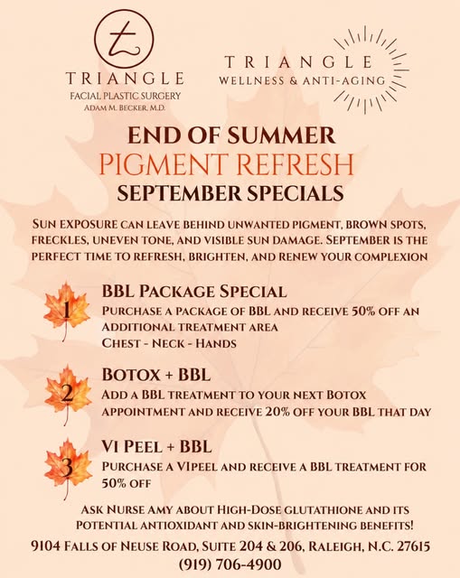 There’s still time… 🍂 END OF SUMMER PIGMENT REFRESH | SEPTEMBER SPECIALS 🍂

Summer may be winding 
