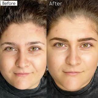 Keep them natural but make them fuller- She asked😁

Service: Nano Brows

Artist: Andrea (Senior PMU