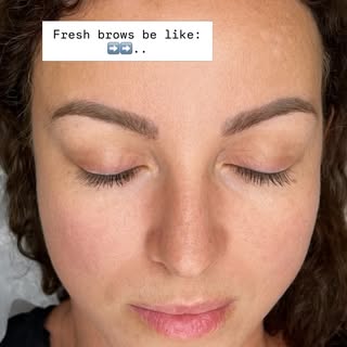 4 years after....... 

Nano brow touch-up after 4 years- same shape but warmer 🧡🧡
#nanobrow #browr