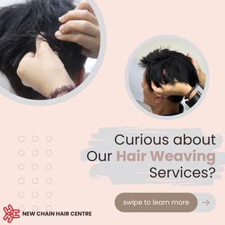 Hair goals achieved! ✨ See the incredible transformation with our hair weaving. Swipe to be amazed! 