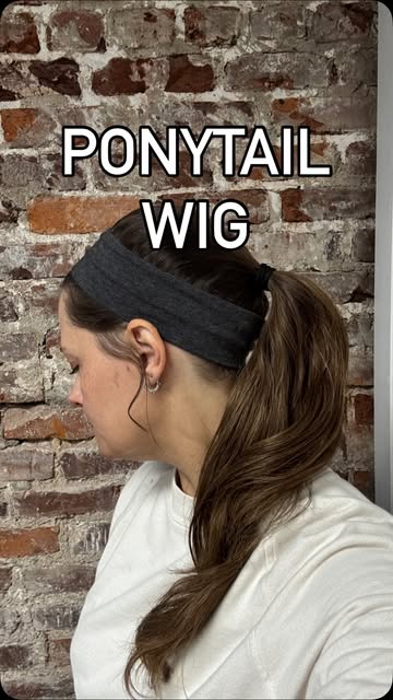 #grwm I decided to wear my ponytail wig today, so thought I’d show you guys the details. This is one