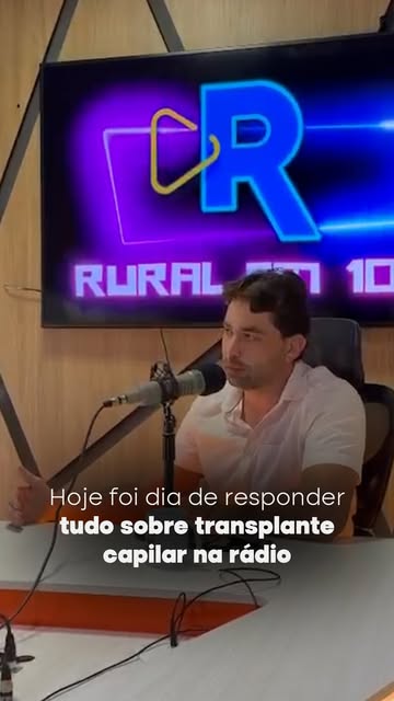 Na rádio, o papo foi direto ao ponto: mitos, causas da calvície, indicações e possibilidades do tran