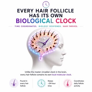 Did you know that every hair follicle has its own biological clock?

Your hair follicles are constan