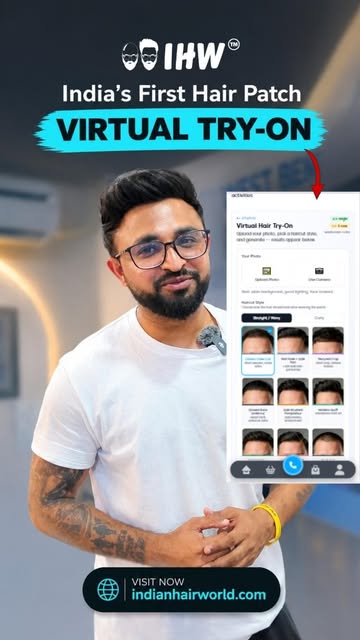 What if you could see your new hair look BEFORE getting a hair patch? 👀
Try it virtually. Love the 