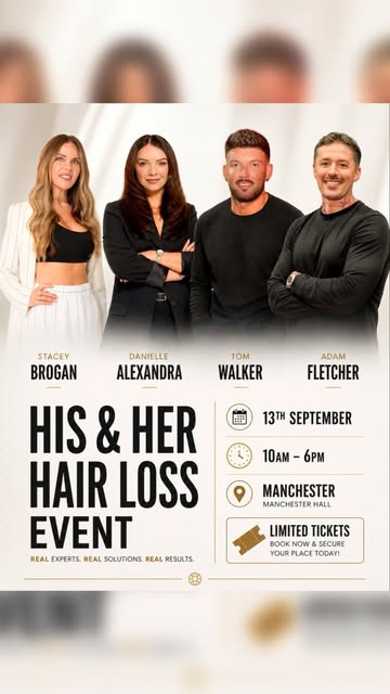 🔥 HIS & HER HAIR LOSS EVENT — MANCHESTER 🔥

Want to learn more about hair replacement, add it to y