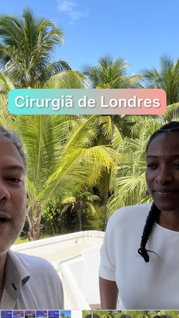 A dra @dreleojoachimugu é uma cirurgiã de #transplantecapilar de Londres e veio ao Brasil para o pri