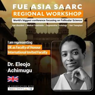 We are honoured to welcome Dr. Eleojo Achimugu as Faculty of Honor (International Invited Faculty) f