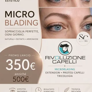 ✨ La bellezza si evolve.

Da oggi, Rivoluzione Capelli amplia i suoi servizi con un nuovo reparto de