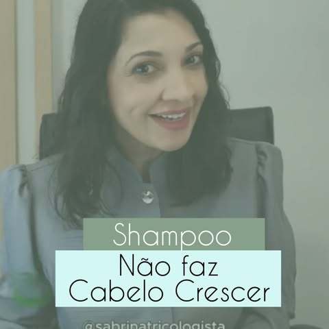 Shampoo não faz cabelo crescer.
Shampoo limpa o couro cabeludo.

Assista o vídeo e venha aprender a 