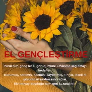 Estetik ve Kozmetik Uygulamalar
.
Sadece bilgilendirme amaçlıdır, tanı ve tedavi için mutlaka doktor