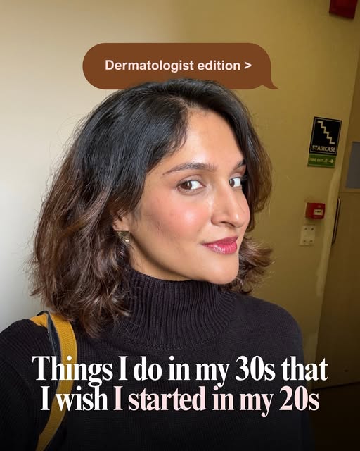Save this for the skincare habits your 30s will thank you for. ✨

skincare in your 30s, dermatologis