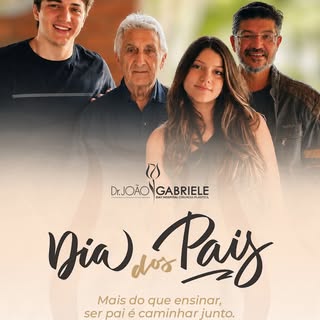 Mais do que ensinar, ser pai é caminhar junto.

A Clínica Dr. João Gabriele deseja a todos um Feliz 