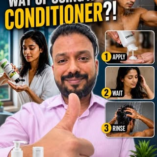 A conditioner can make a big difference to your hair—but only if you use it correctly.

Here's the r