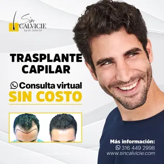 ¿Buscas una solución a la alopecia? Sin importar dónde estés, en SIN CALVICIE puedes realizar una co