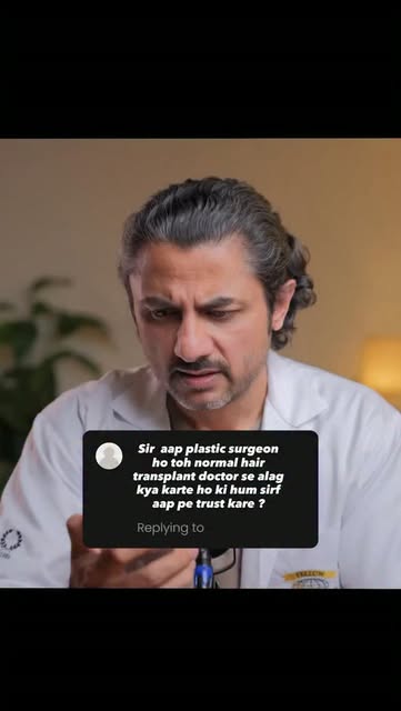 Why is a plastic surgeon different for a hair transplant? 🧑‍⚕️

It’s all about facial aesthetics, a
