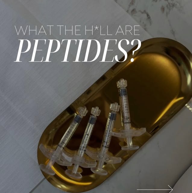 What the h*ll are peptides?
Injectable peptides are the modern wellness upgrade: precision formulas 