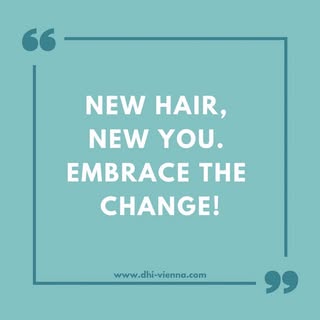 New hair, new you. Embrace the change!🤩

🌎 www.dhi-vienna.com oder unter
📧 info@dhi-vienna.com
📞