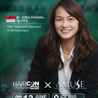 Meet dr. Arlha Debinta, Sp.DVE,  indonesian renowned Hair Transplant Specialist and Dermatologist.

