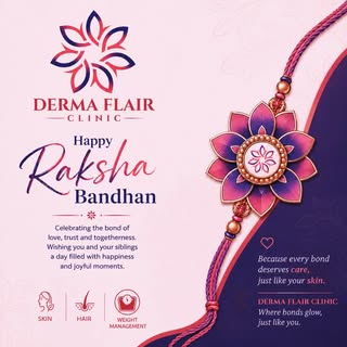 #rakshabandhanspecial❤️ 
#rakshabandhan 
#dermaflairclinic 
#rakhispecial