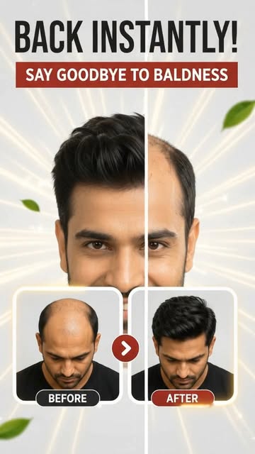 Say goodbye to hair loss and regain your confidence instantly with our 100% natural-looking hair pat