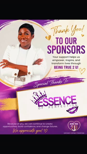Greetings Family!✨Thank you to our amazing sponsors! 💜✨ Your support helps us empower, inspire, and