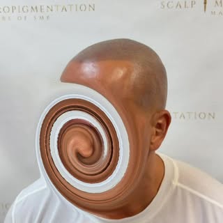 He did the top crown and both sides going into the back on this procedure at the clients request. Sc