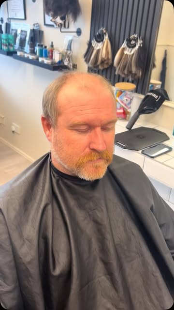 Adam wanted a disconnected swept back style that was versatile 🩶 #confidence #newhair #empirebarber